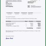 Geschäftsbrief Rechnung Vorlage