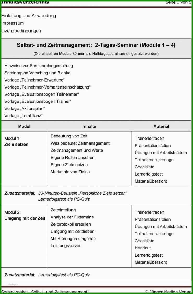 Gutes Handout Muster