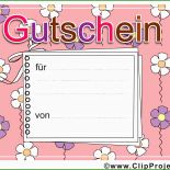 Gutschein Blanko Vorlage