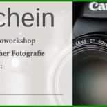 Gutschein Fotograf Vorlage
