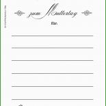 Gutschein Muttertag Vorlage