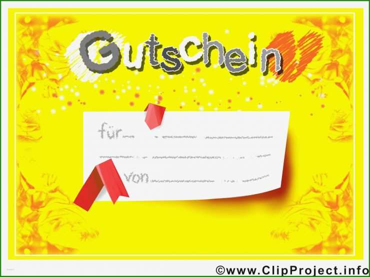 Gutschein Selbst Gestalten Vorlage
