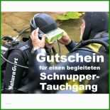 Gutschein Tauchen Vorlage