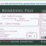 Gutschein Vorlage Flugticket