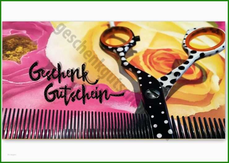 Gutschein Vorlage Friseur