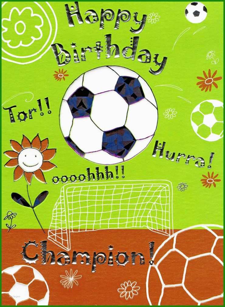 Gutschein Vorlage Fussball