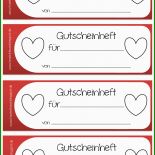 Gutscheinheft Basteln Vorlage