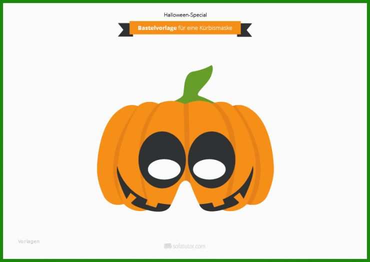 Halloween Kürbis Basteln Vorlage 5 Halloween Kürbis Basteln Vorlage