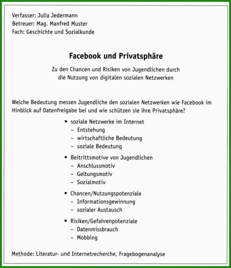 Handout Deckblatt Vorlage