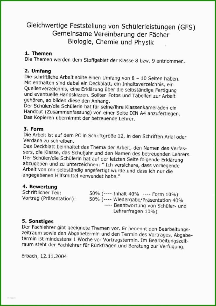 Handout Deutsch Vorlage