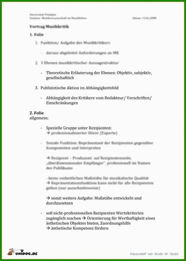 Handout Mündliche Prüfung Muster