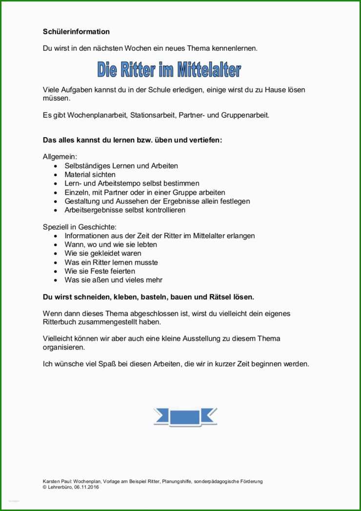 Handout Muster Für Schüler