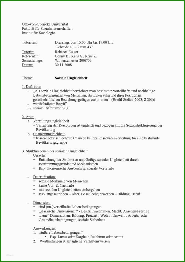 Handout Vorlage Musikrefarat
