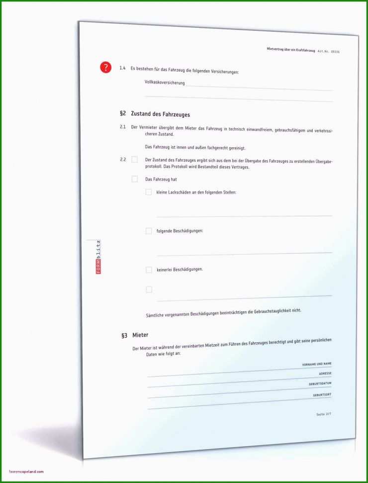 Haus Mietvertrag Muster Kostenlos