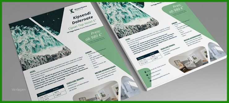 In Design Flyer Vorlage
