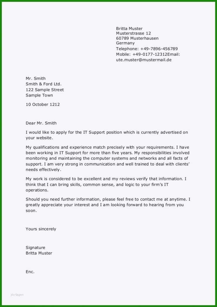 Jobcenter Brief Vorlage