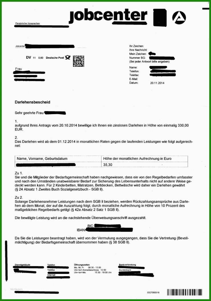 Jobcenter Untermietvertrag Vorlage