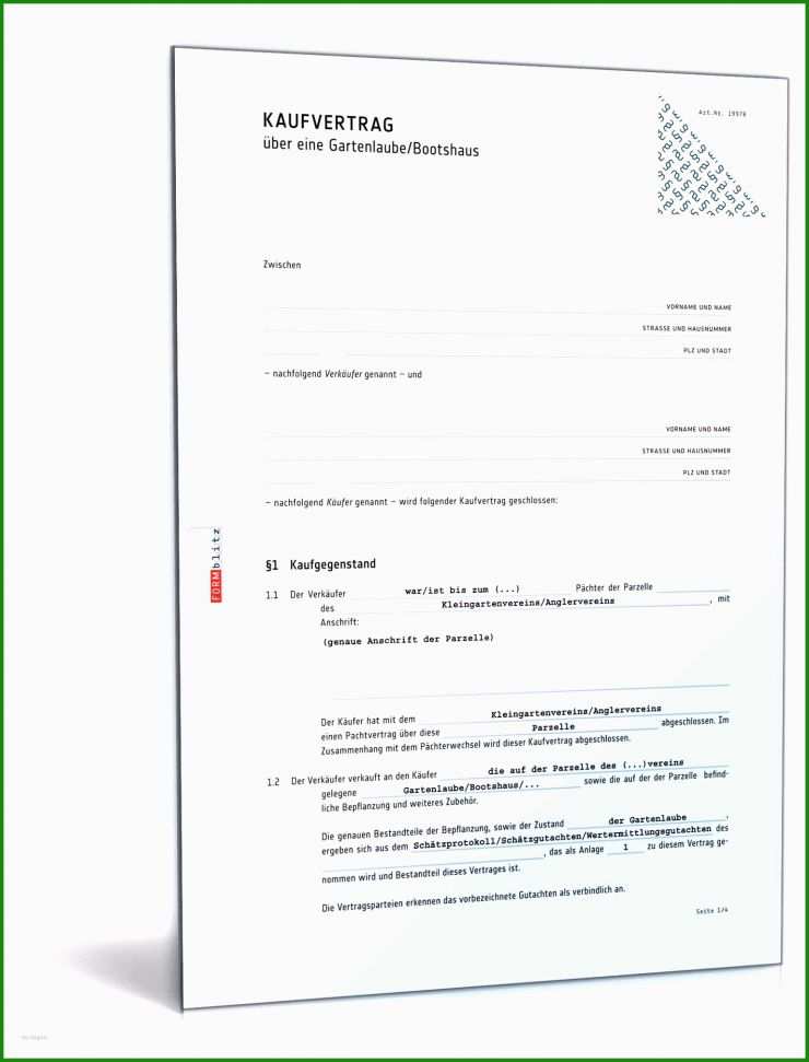 Kaufvertrag Muster Doc