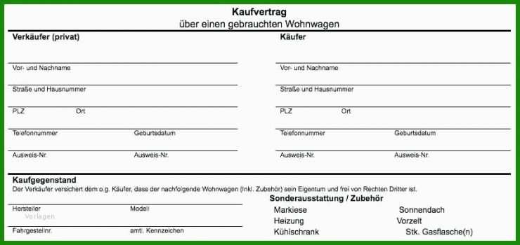 Kaufvertrag Muster Garten