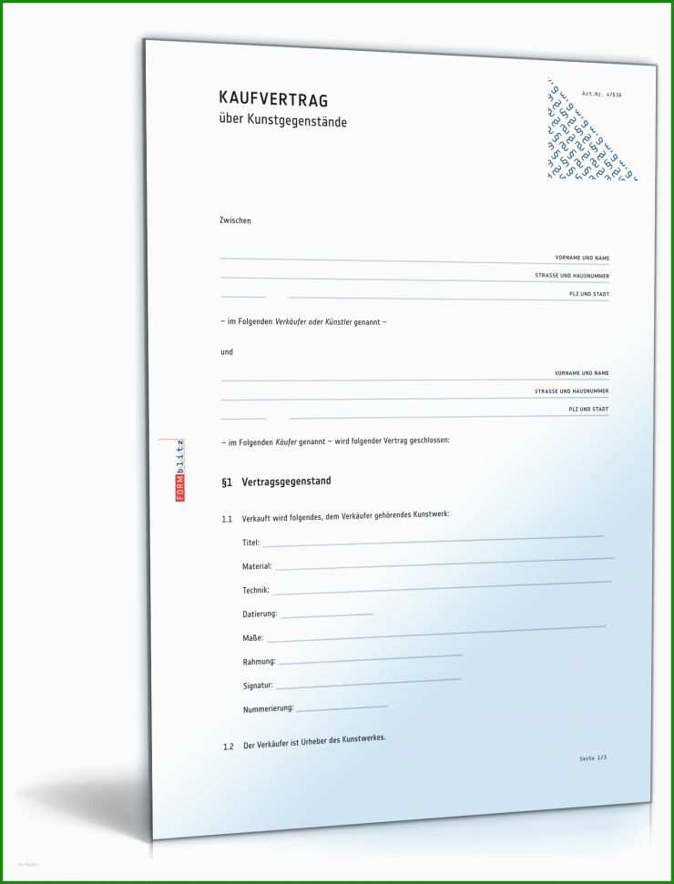 Kaufvertrag Reptilien Vorlage