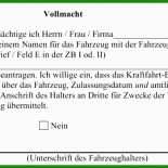 Kfz Vollmacht Muster