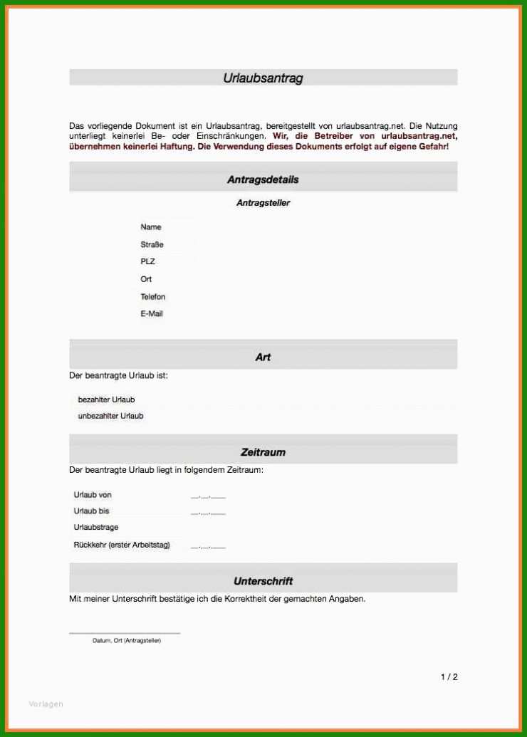 Kit Bericht Vorlage