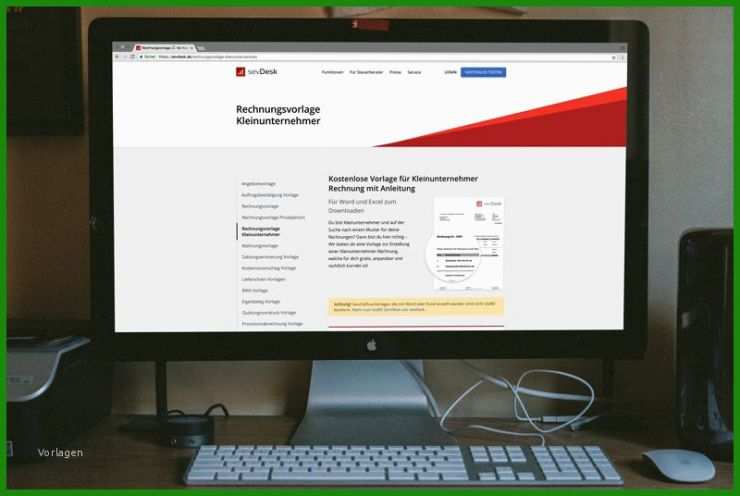 Kleingewerberegelung Rechnung Muster