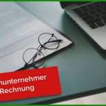Kleinunternehmen Rechnung Vorlage