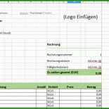 Kleinunternehmer Rechnung Excel Vorlage