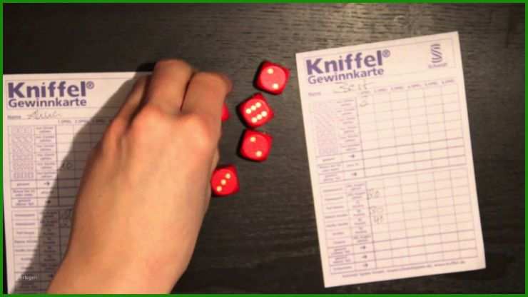 Kniffel Spielzettel Download