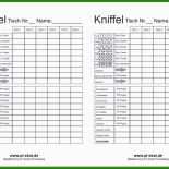 Kniffel Varianten Vorlage