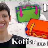 Koffer Aus Papier Basteln Vorlage