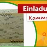 Kommunion Einladung Basteln Vorlage