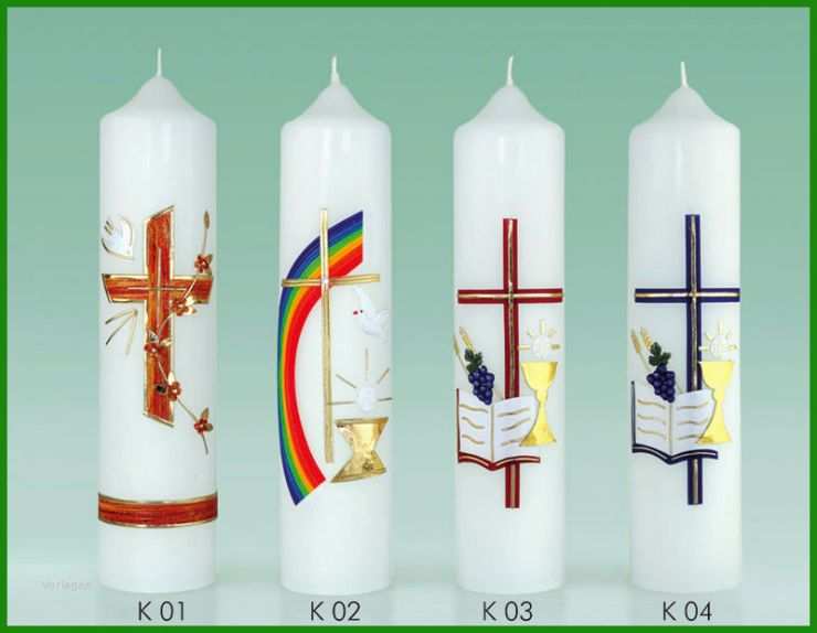 Kommunionkerzen Basteln Vorlagen 5 Kommunionkerzen Basteln Vorlagen