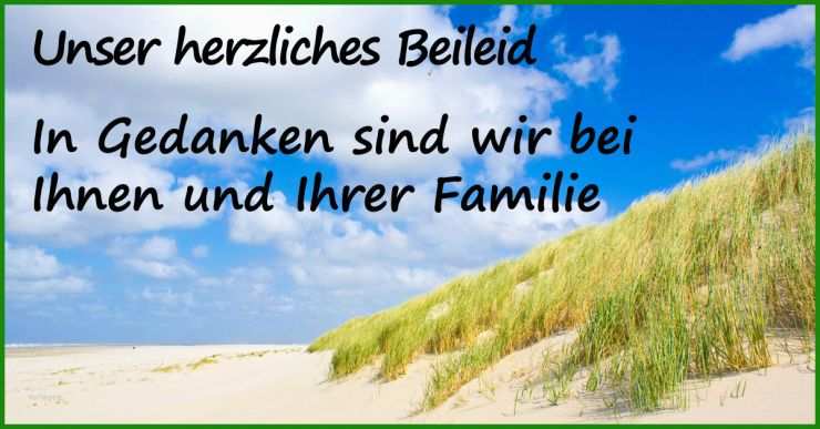 Kondolenzschreiben Adresse