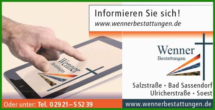 Kondolenzschreiben An Wen