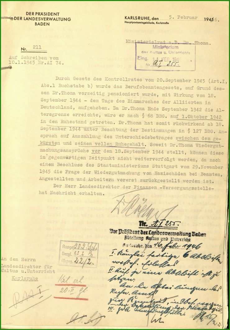 Kondolenzschreiben Ende