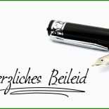 Kondolenzschreiben Persönlich