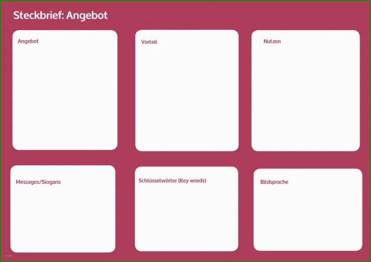 Kreativer Steckbrief Erzieherin Muster