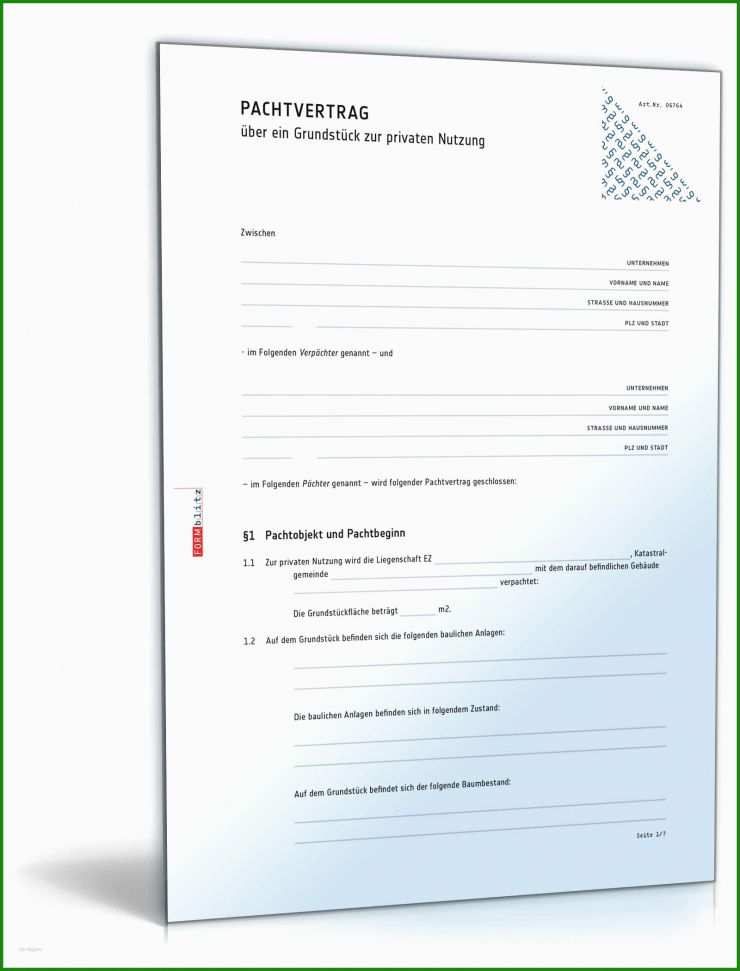 Kündigung Pachtvertrag Muster Word