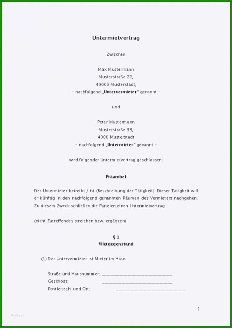 Kündigungsschreiben Pachtvertrag Muster