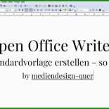 Libreoffice Vorlagen Brief