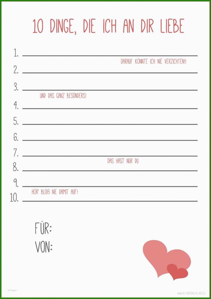 Liebesbrief Design Vorlage