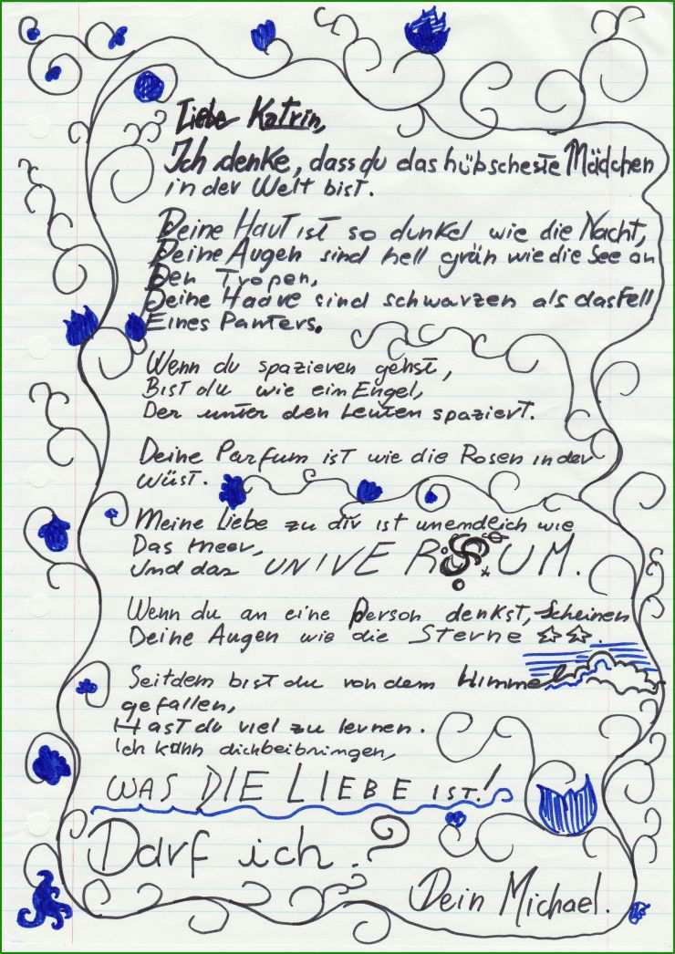 Liebesbrief Schreiben Für Sie Vorlage