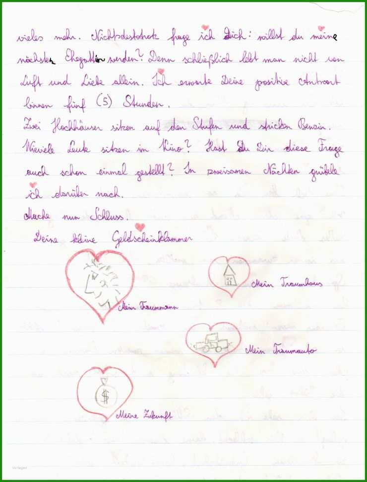 Liebesbrief Vorlagen Vermissen