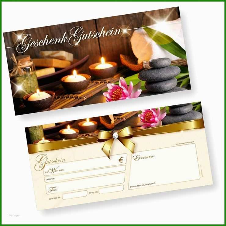 Massage Gutschein Vorlage Ausdrucken