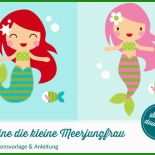 Meerjungfrau Basteln Vorlage 6 Meerjungfrau Basteln Vorlage