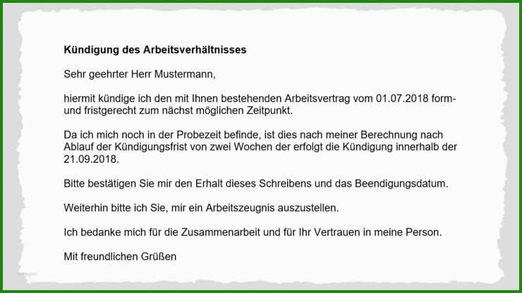 Mietvertrag Kündigen 3 Monate Kündigungsfrist