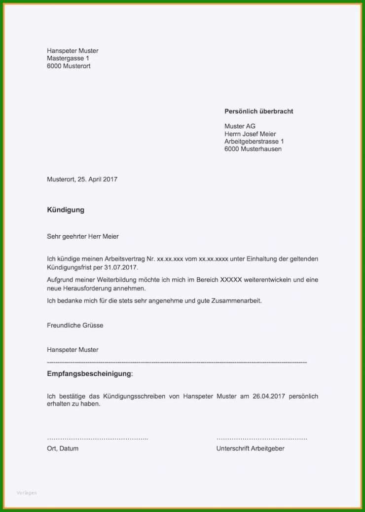 Mietvertrag Kündigen formular Kostenlos