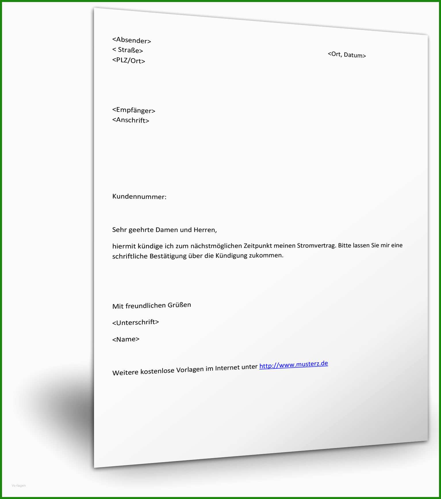 Mietvertrag Kündigen Mail